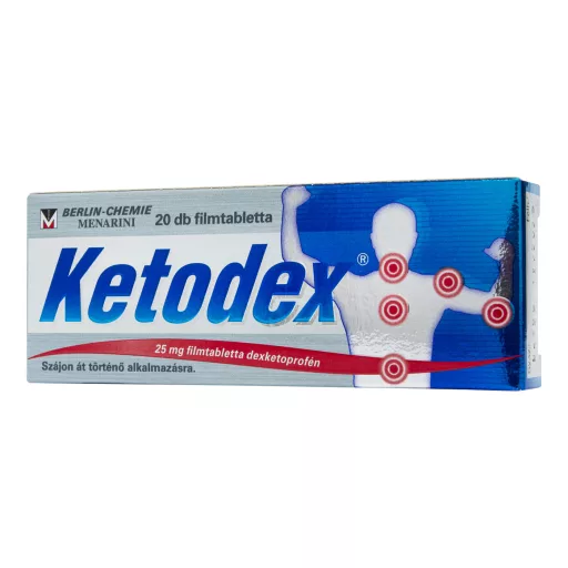 Ketodex 25 mg filmtabletta 20 db
