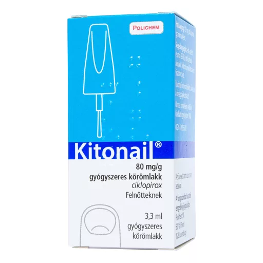 Kitonail 80 mg/g gyógyszeres körömlakk 3,3 ml