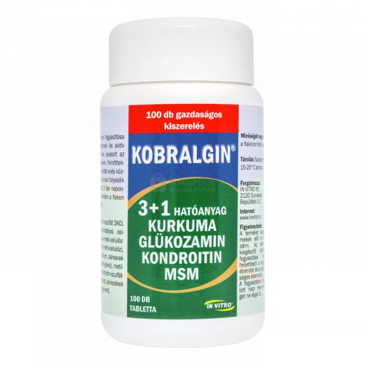 In Vitro Kobralgin tabletta 100 db