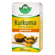 Herbária Kurkuma tabletta gyömbérrel 120 db
