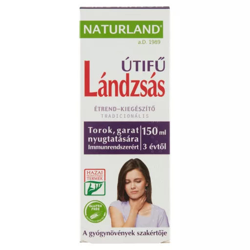 Naturland Lándzsás Útifű szirup 150 ml