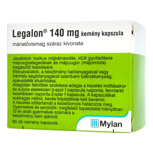 Legalon 140 mg kemény kapszula 60 db