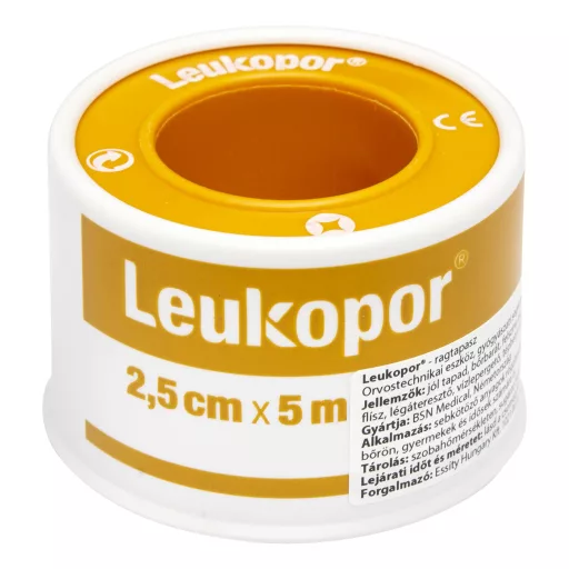Leukopor ragtapasz 5 m x 2,5 cm (2473)
