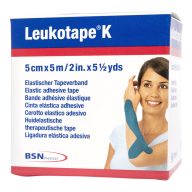 Leukotape K kék kineziológiai tapasz 5 cm x 5 m