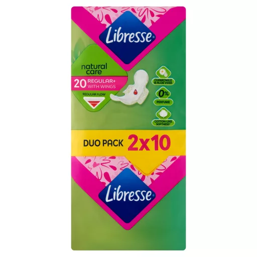 Libresse Natural Care egészségügyi betét 20 db