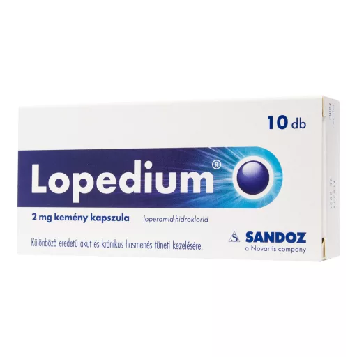 Lopedium 2 mg kemény kapszula 10 db