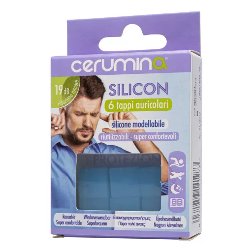 Cerumina szilikon füldugó 6 db (PPH134)
