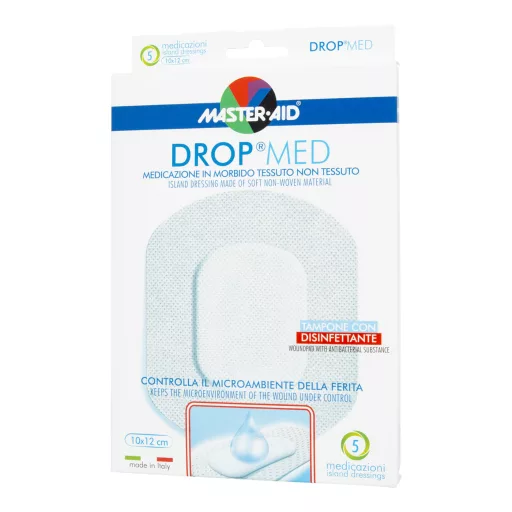 Master-Aid Dropmed extra vastag gézpárna 10 cm x 12 cm 5 db