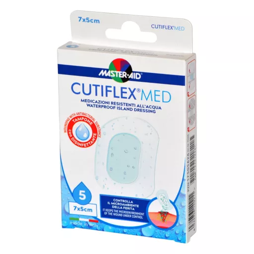 Master-Aid Drop Med extra vastag gézpárna 7 cm x 5 cm 5 db