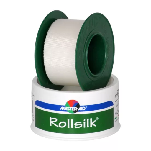 Master-Aid Roll-Silk selyem téphető ragtapasz 2,5 cm x 5 m