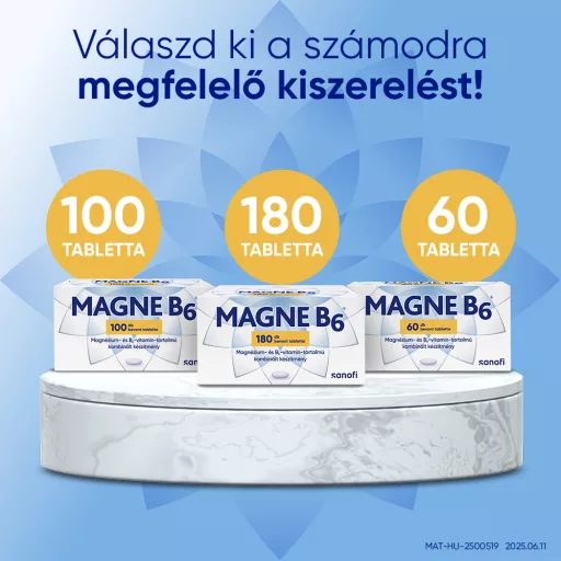 Magne B6 bevont tabletta 100 db