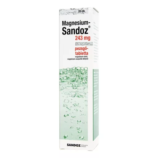 Magnesium-Sandoz 243 mg pezsgőtabletta 20 db