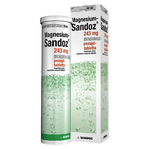 Magnesium-Sandoz 243 mg pezsgőtabletta 20 db
