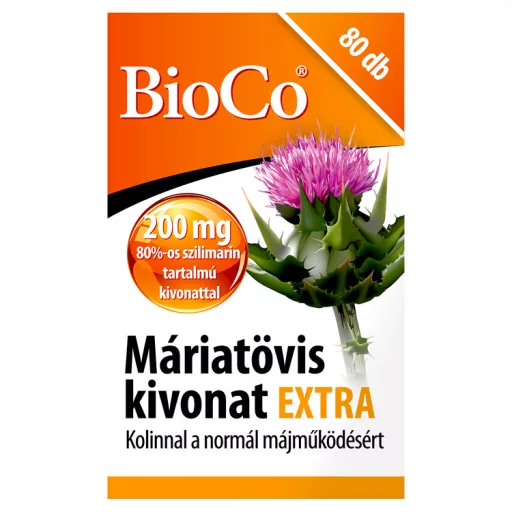 Bioco Máriatövis kivonat Extra tabletta 80 db 