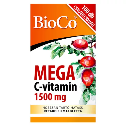 BioCo Mega C-vitamin 1500 mg filmtabletta 100 db