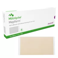 Mepiform Steril öntapadó szilikon kötszer 4 x 30 cm 5 db