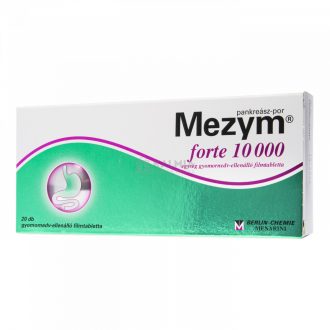   Mezym forte 10 000 egység gyomornedv-ellenálló filmtabletta 20 db