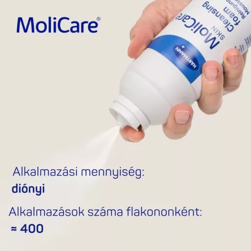 MoliCare Skin bőrtisztító hab 400 ml