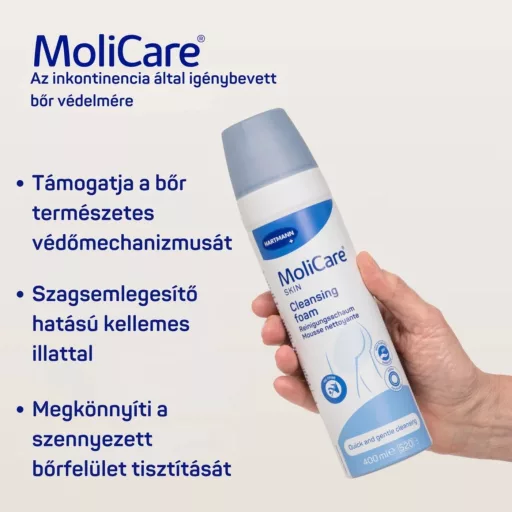 MoliCare Skin bőrtisztító hab 400 ml