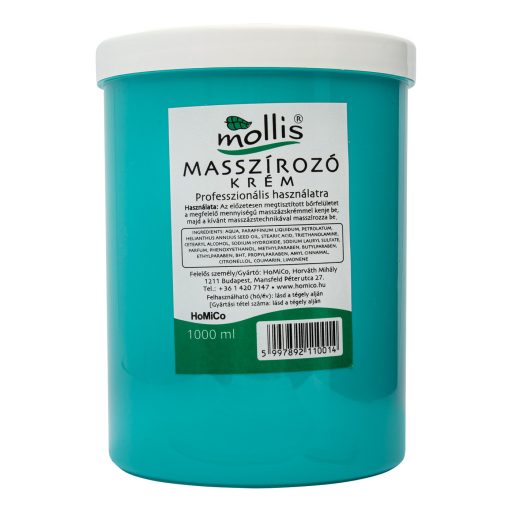 Mollis masszírozókrém 1000 ml