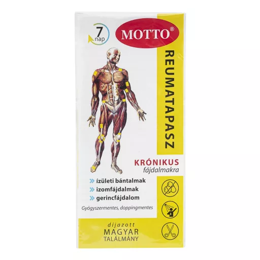 Motto Tapasz sárga bőrbarát reumatapasz