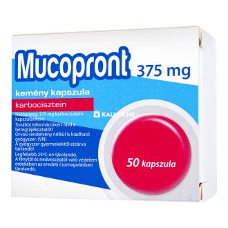 Mucopront 375 mg kemény kapszula 50 db