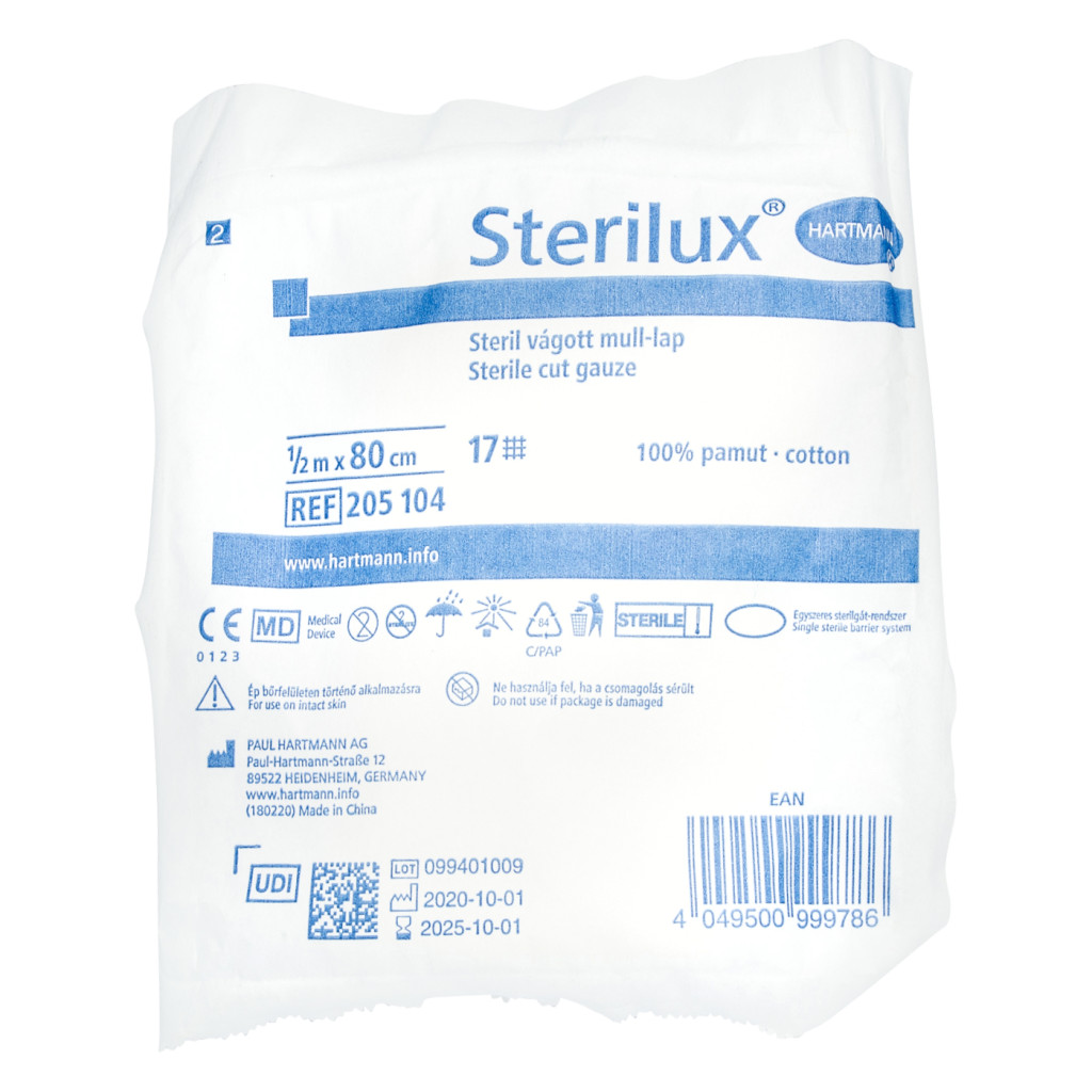 Hartmann - Rico mull steril 1/2 m x 80 cm 1 db - Online pati