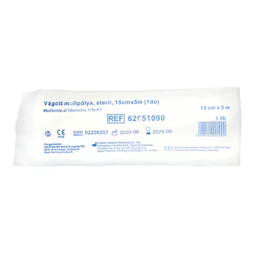 Hartmann Sterilux Steril vágott mullpólya 15 cm x 5 m (2051091)