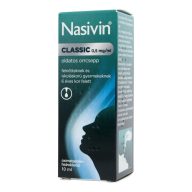 Nasivin Classic 0,5 mg/ml oldatos orrcsepp 10 ml