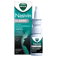 Nasivin Classic 0,5 mg/ml tartósítószer-mentes oldatos orrspray 1 X 10 ml