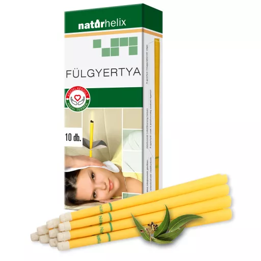 Naturhelix fülgyertya eukaliptusz 10 db