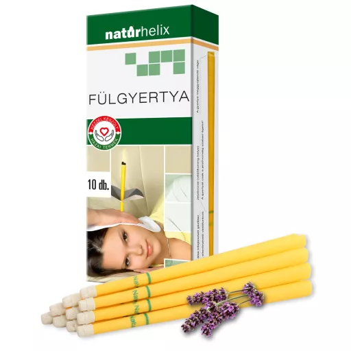 Naturhelix fülgyertya levendula 10 db