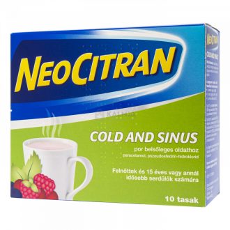 Neo Citran Cold and Sinus por belsőleges oldathoz 10 db