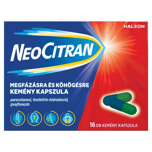 Neo Citran megfázásra és köhögésre kemény kapszula 16 db