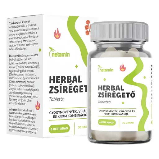 Netamin Herbal zsírégető tabletta 30 db