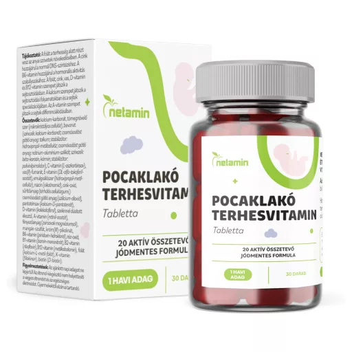 Netamin Pocaklakó terhesvitamin tabletta 30 db