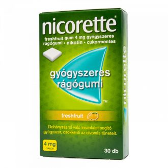 Nicorette Freshfruit 4 mg gyógyszeres rágógumi 30 db