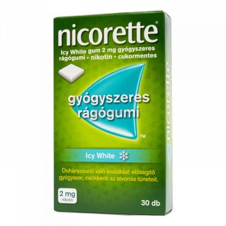 Nicorette Icy White 2 mg gyógyszeres rágógumi 30 db