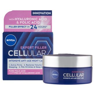   Nivea Hyaluron Cellular Filler feszesítő éjszakai arckrém 50 ml