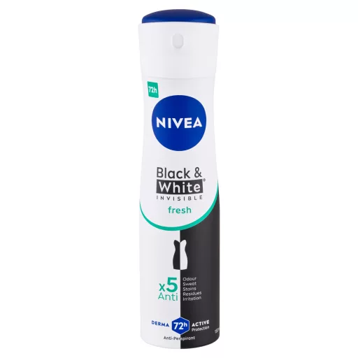 Nivea Black & White Invisible Fresh deo spray 150 ml