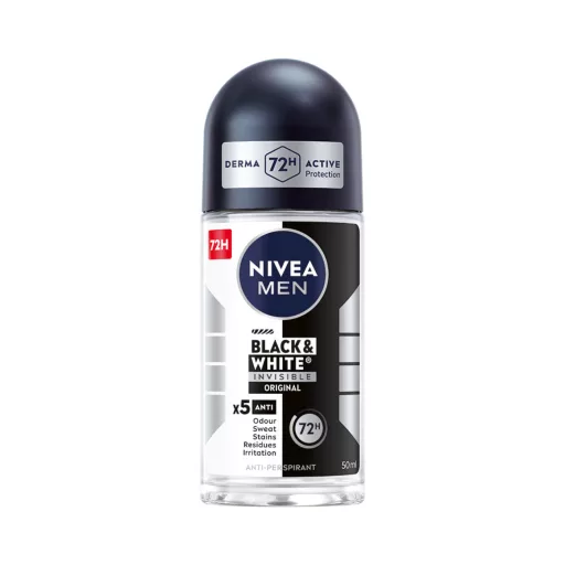 Nivea Men Invisible Black & White Power deo roll-on 50 ml