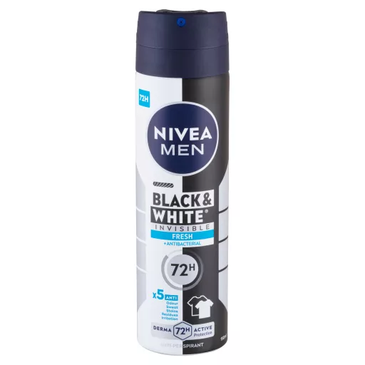 Nivea Men Black & White Invisible Fresh deo spray 150 ml