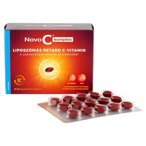 Novo C Komplex liposzómás C+D3+Zn kapszula 60 db