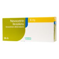 Novocetrin 5 mg filmtabletta 28 db