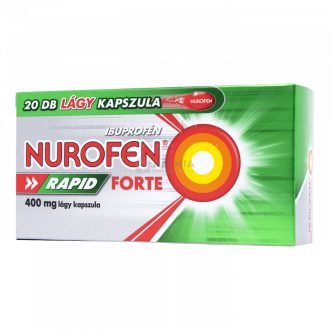 Nurofen Rapid Forte 400 mg lágy kapszula 20 db