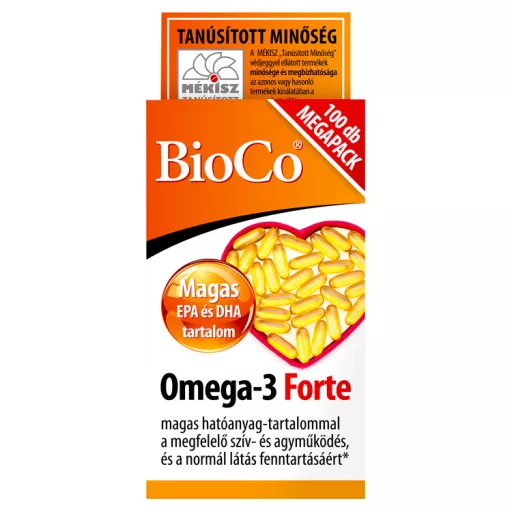 Bioco Omega-3 Forte kapszula Megapack 100 db 