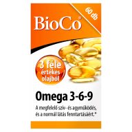 Bioco Omega 3-6-9 lágyzselatin kapszula 60 db