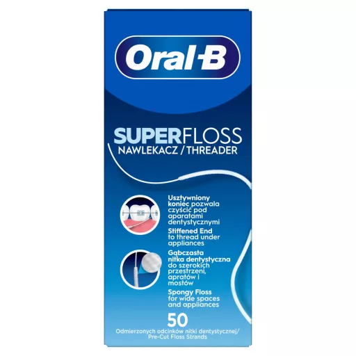 Oral-B Superfloss fogselyem 50 db