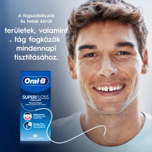 Oral-B Superfloss fogselyem 50 db