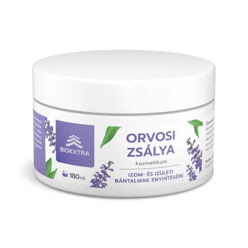 Bioextra orvosi zsályás bedörzsölő masszázskrém 180 ml